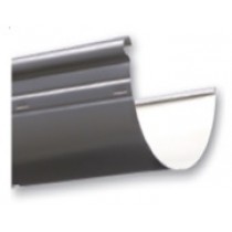 Ace Half Round Gutter Slotted Colour Custom Cut