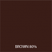Brown 80%